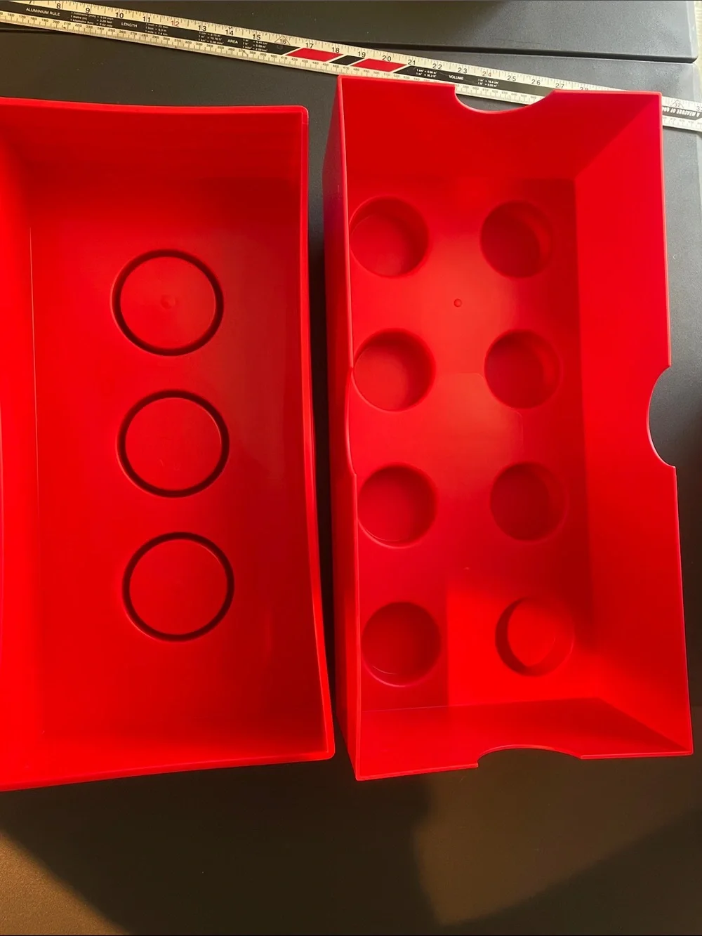 Lego Red 8-Stud Brick Storage Box